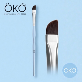 Pędzel OKO #6 miękki ścięty duży do stylizacji brwi